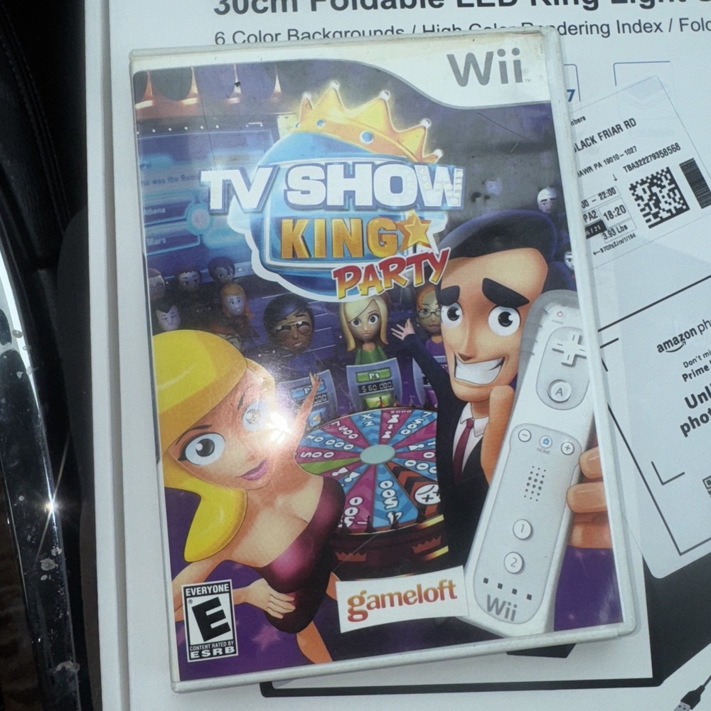 Nintendo Wii Tv Show King Party With Manual And An Excellent Condition